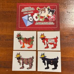 GOAT USA December 2024 Subscription Stickers